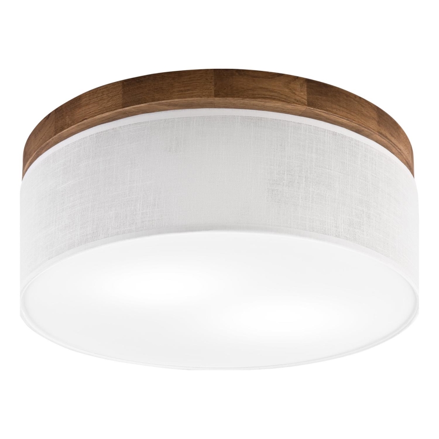 Brilagi - LED Stropní svítidlo BELLADONNA 2xE27/15W/230V pr. 40 cm bílá/dub třešeň