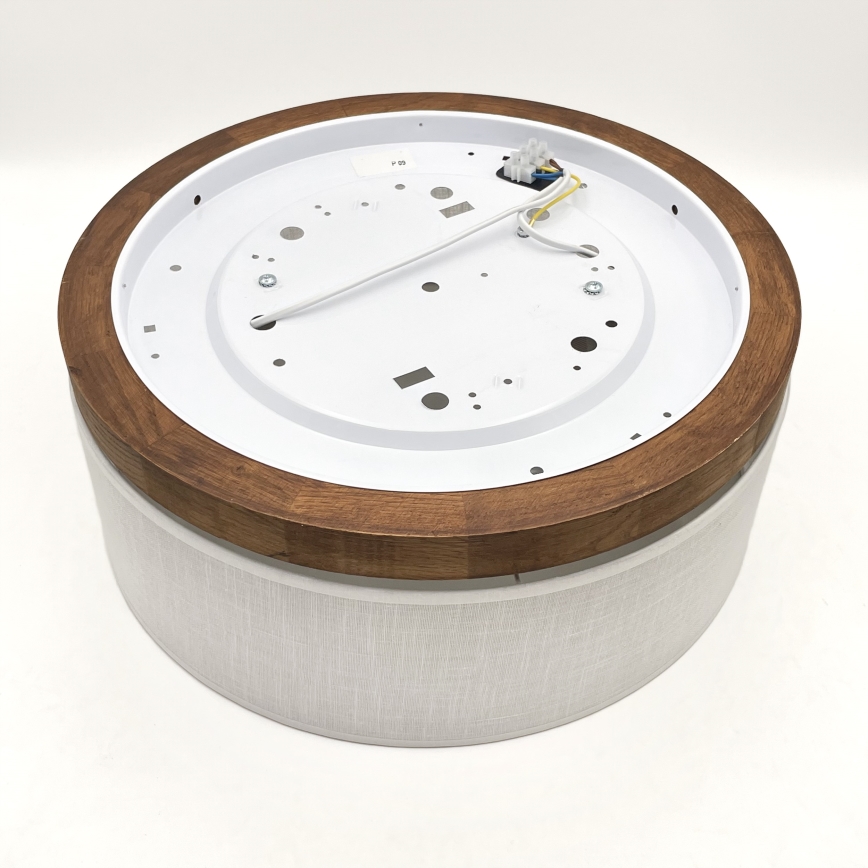 Brilagi - LED Stropní svítidlo BELLADONNA 2xE27/15W/230V pr. 40 cm bílá/dub třešeň