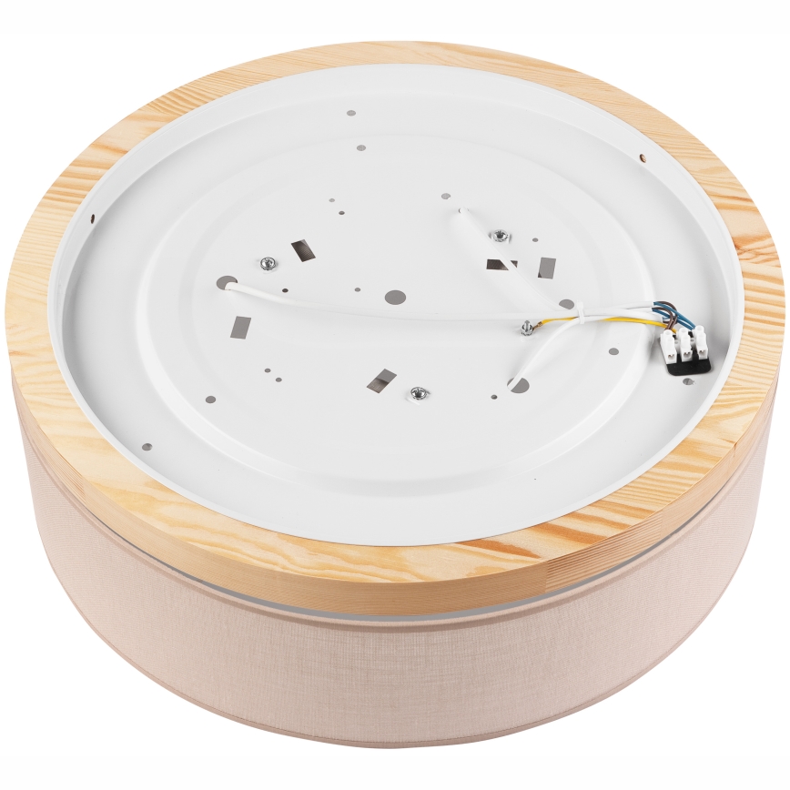 Brilagi - LED Stropní svítidlo BELLADONNA 3xE27/15W/230V pr. 50 cm béžová/borovice