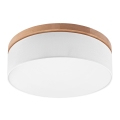Brilagi - LED Stropní svítidlo BELLADONNA 3xE27/15W/230V pr. 50 cm bílá/dub