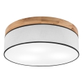 Brilagi - LED Stropní svítidlo BELLADONNA 3xE27/15W/230V pr. 50 cm bílá/dub