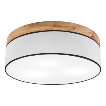 Brilagi - LED Stropní svítidlo BELLADONNA 3xE27/15W/230V pr. 50 cm bílá/dub