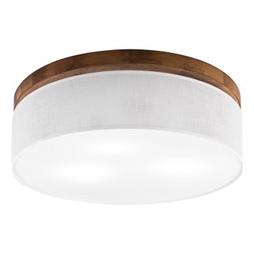 Brilagi - LED Stropní svítidlo BELLADONNA 3xE27/15W/230V pr. 50 cm bílá/dub třešeň