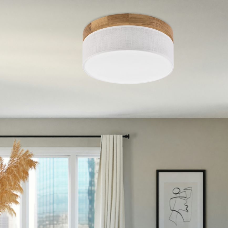 Brilagi - LED Stropní svítidlo BELLADONNA LED/20W/230V pr. 30 cm bílá/dub