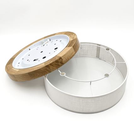 Brilagi - LED Stropní svítidlo BELLADONNA LED/20W/230V pr. 30 cm bílá/dub