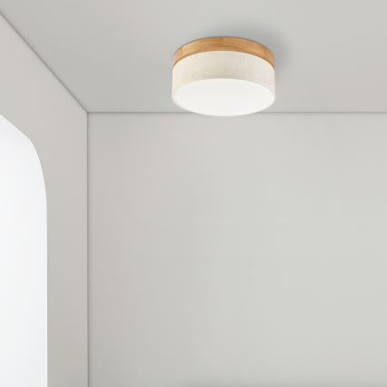 Brilagi - LED Stropní svítidlo BELLADONNA LED/20W/230V pr. 30 cm krémová/dub