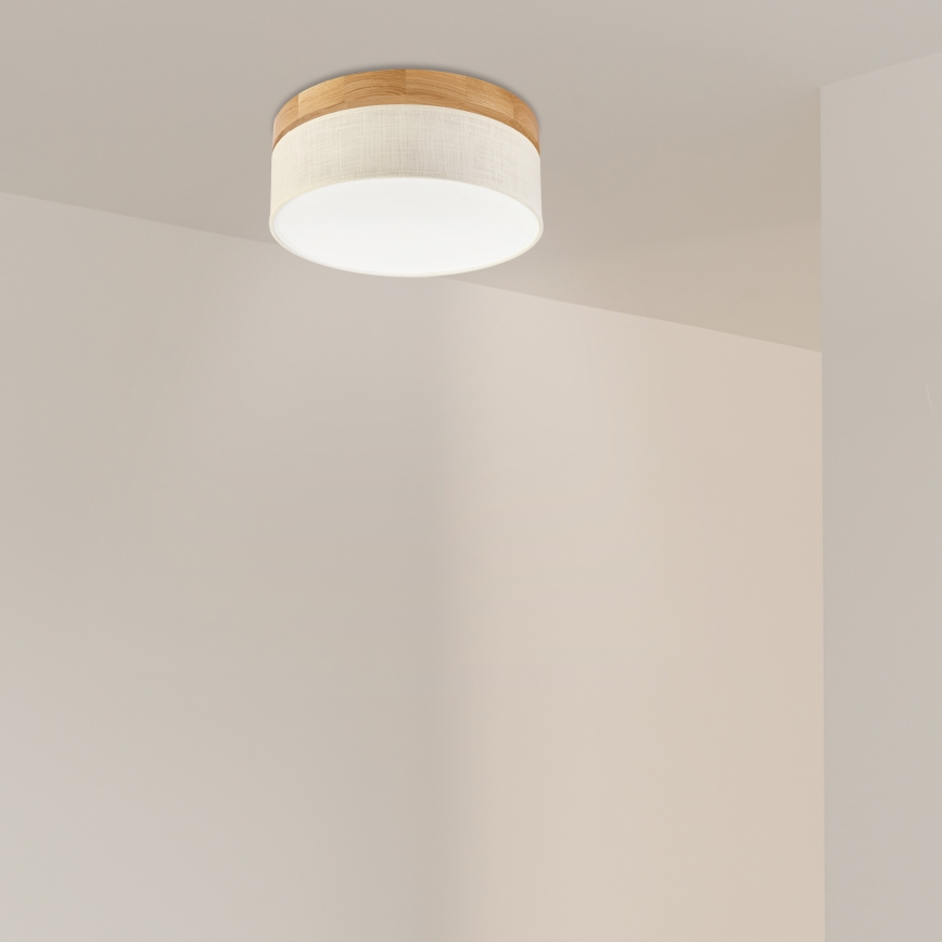 Brilagi - LED Stropní svítidlo BELLADONNA LED/20W/230V pr. 30 cm krémová/dub