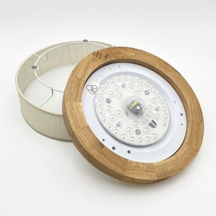 Brilagi - LED Stropní svítidlo BELLADONNA LED/20W/230V pr. 30 cm krémová/dub