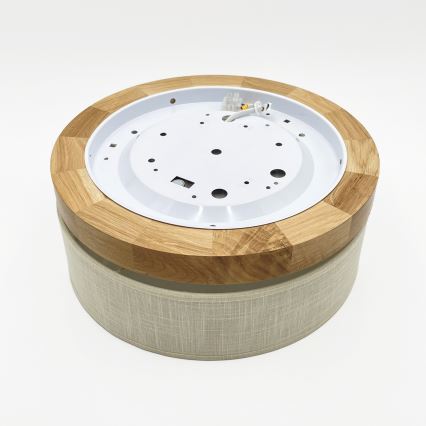 Brilagi - LED Stropní svítidlo BELLADONNA LED/20W/230V pr. 30 cm krémová/dub
