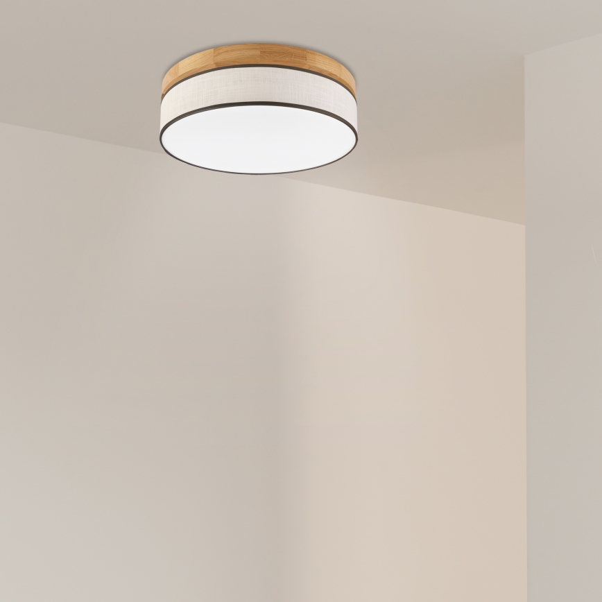Brilagi - LED Stropní svítidlo BELLADONNA LED/36W/230V pr. 40 cm krémová/dub