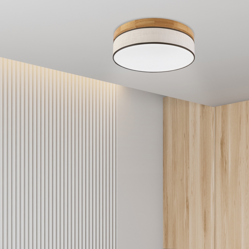 Brilagi - LED Stropní svítidlo BELLADONNA LED/36W/230V pr. 40 cm krémová/dub