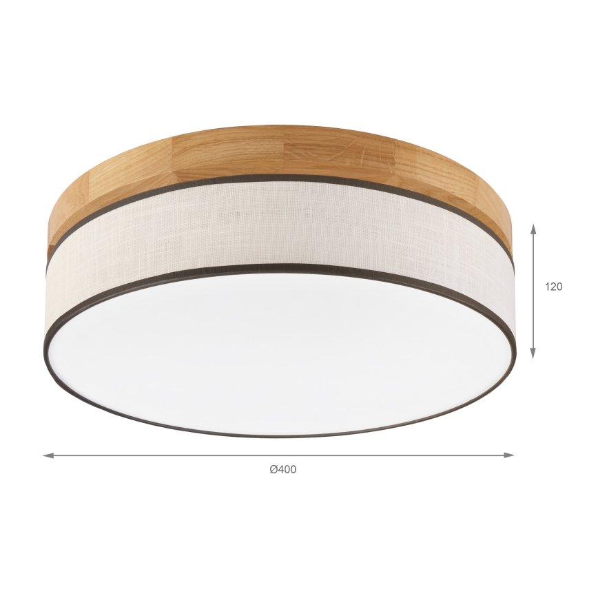 Brilagi - LED Stropní svítidlo BELLADONNA LED/36W/230V pr. 40 cm krémová/dub