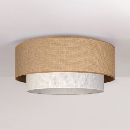 Brilagi - LED Stropní svítidlo BOHO ECO 1xE27/10W/230V pr. 40 cm béžová/krémová