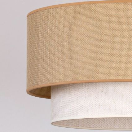 Brilagi - LED Stropní svítidlo BOHO ECO 1xE27/10W/230V pr. 40 cm béžová/krémová