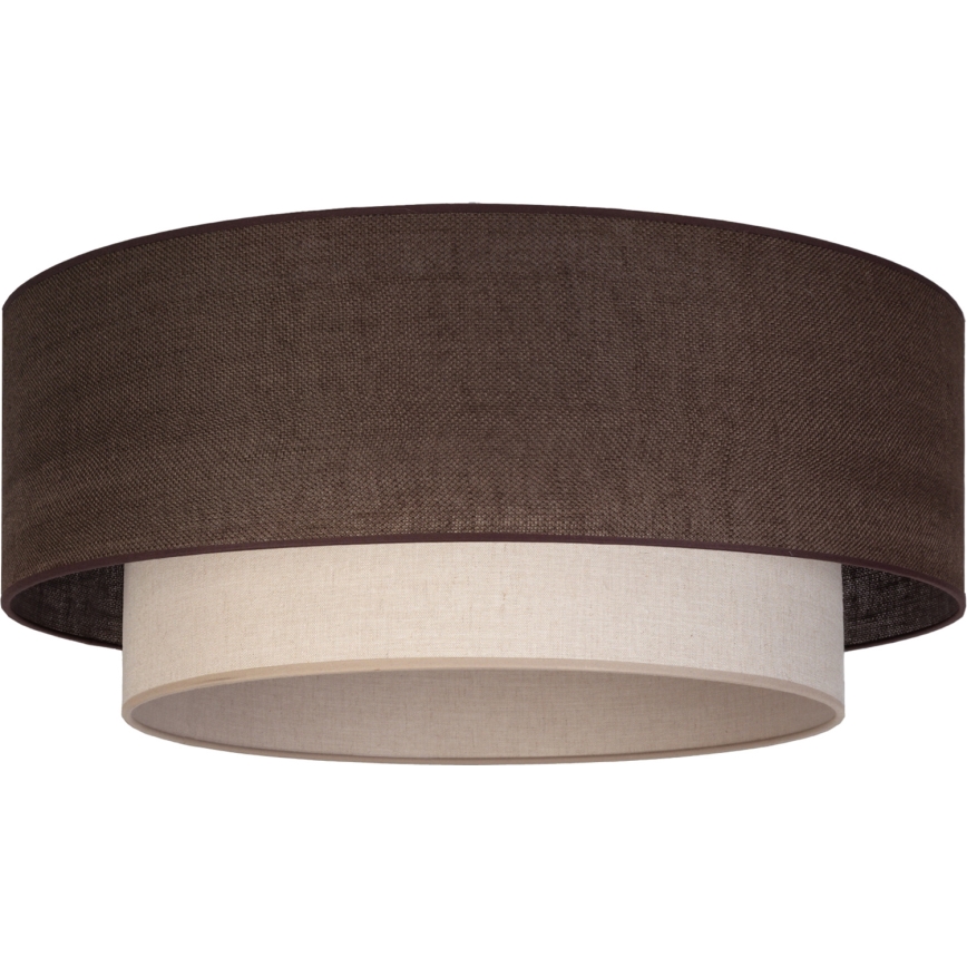 Brilagi - LED Stropní svítidlo BOHO ECO 1xE27/10W/230V pr. 40 cm hnědá/krémová