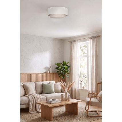 Brilagi - LED Stropní svítidlo BOHO ECO 1xE27/10W/230V pr. 40 cm krémová