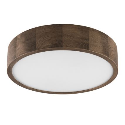 Brilagi - LED Stropní svítidlo CARVALHO 2xE27/15W/230V dub ořech pr. 37 cm