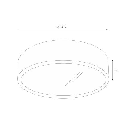 Brilagi - LED Stropní svítidlo CARVALHO 2xE27/60W/230V dub ořech pr. 37 cm