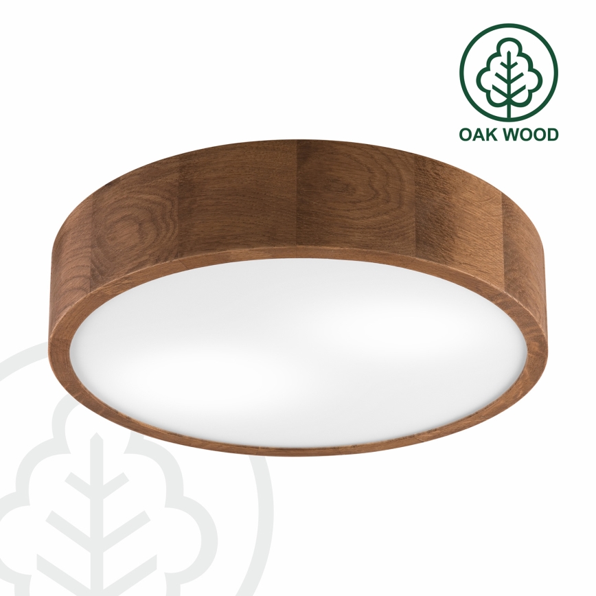 Brilagi - LED Stropní svítidlo CARVALHO 2xE27/60W/230V dub třešeň pr. 37 cm