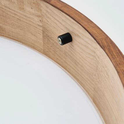 Brilagi - LED Stropní svítidlo CARVALHO 3xE27/15W/230V dub třešeň pr. 47 cm