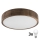 Brilagi - LED Stropní svítidlo CARVALHO 3xE27/60W/230V dub ořech pr. 47 cm