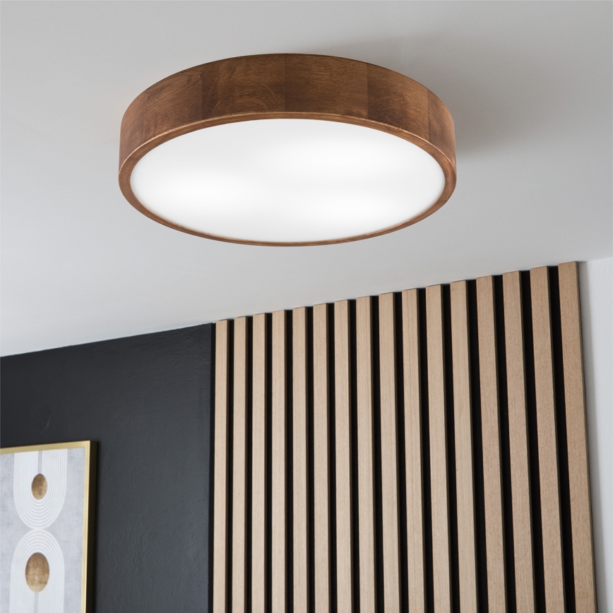 Brilagi - LED Stropní svítidlo CARVALHO 3xE27/60W/230V dub třešeň pr. 47 cm