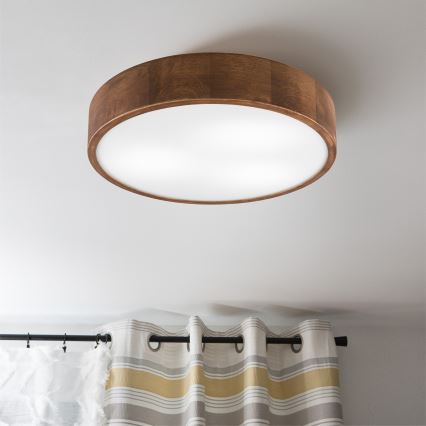 Brilagi - LED Stropní svítidlo CARVALHO 3xE27/60W/230V dub třešeň pr. 47 cm