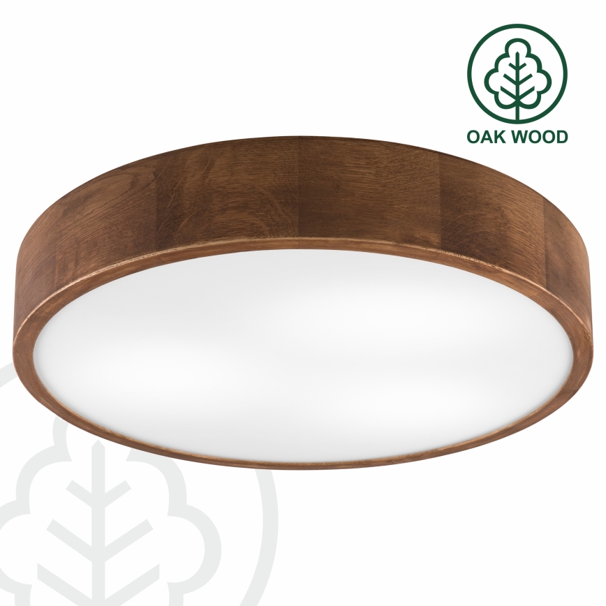 Brilagi - LED Stropní svítidlo CARVALHO 3xE27/60W/230V dub třešeň pr. 47 cm