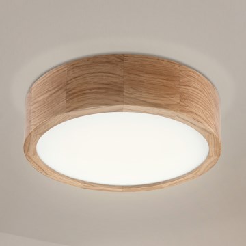 Brilagi - LED Stropní svítidlo CARVALHO LED/20W/230V dub pr. 27,5 cm