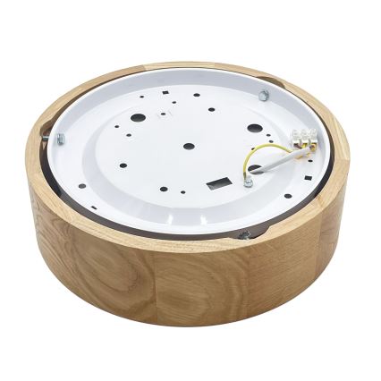 Brilagi - LED Stropní svítidlo CARVALHO LED/20W/230V dub pr. 27,5 cm