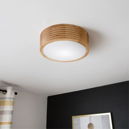 Brilagi - LED Stropní svítidlo CARVALHO MODERN 1xE27/60W/230V pr. 27,5 cm dub