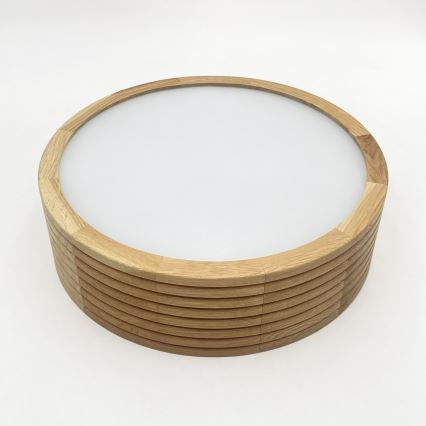 Brilagi - LED Stropní svítidlo CARVALHO MODERN 1xE27/60W/230V pr. 27,5 cm dub