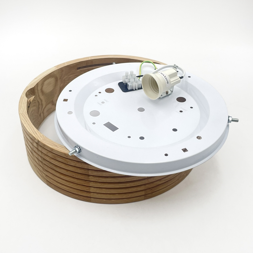 Brilagi - LED Stropní svítidlo CARVALHO MODERN 1xE27/60W/230V pr. 27,5 cm dub