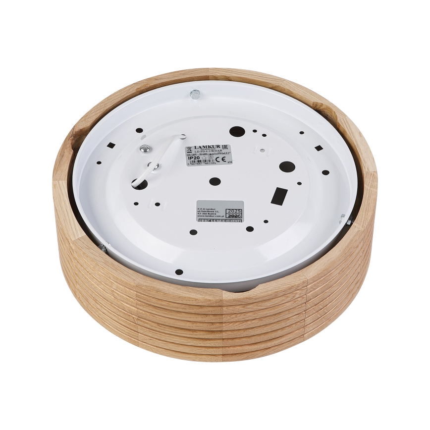 Brilagi - LED Stropní svítidlo CARVALHO MODERN 1xE27/60W/230V pr. 27,5 cm dub