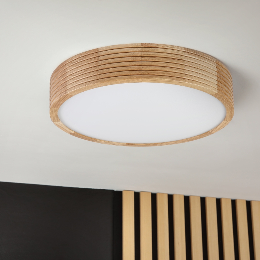 Brilagi - LED Stropní svítidlo CARVALHO MODERN 2xE27/60W/230V pr. 37,5 cm dub