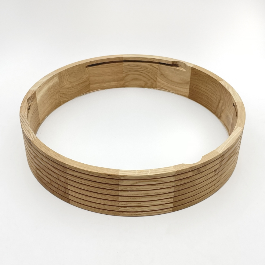 Brilagi - LED Stropní svítidlo CARVALHO MODERN 2xE27/60W/230V pr. 37,5 cm dub