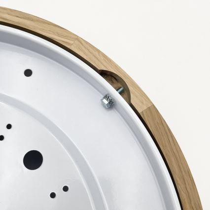 Brilagi - LED Stropní svítidlo CARVALHO MODERN 2xE27/60W/230V pr. 37,5 cm dub