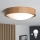 Brilagi - LED Stropní svítidlo CARVALHO SLIM 1xE27/15W/230V dub pr. 27 cm
