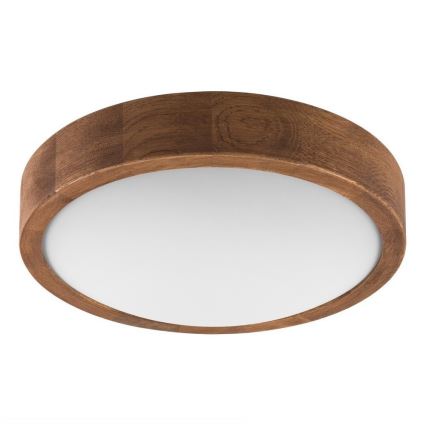Brilagi - LED Stropní svítidlo CARVALHO SLIM 1xE27/15W/230V dub třešeň pr. 27 cm