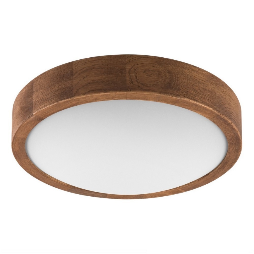 Brilagi - LED Stropní svítidlo CARVALHO SLIM 1xE27/15W/230V dub třešeň pr. 27 cm