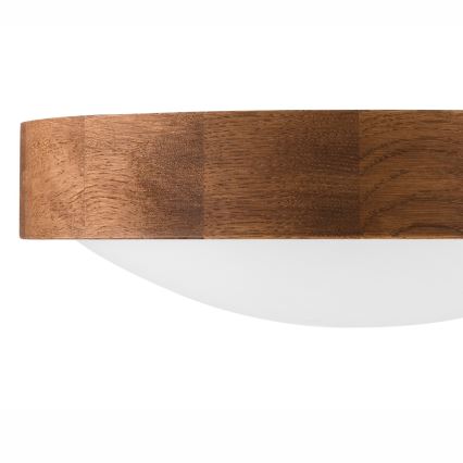 Brilagi - LED Stropní svítidlo CARVALHO SLIM 1xE27/15W/230V dub třešeň pr. 27 cm