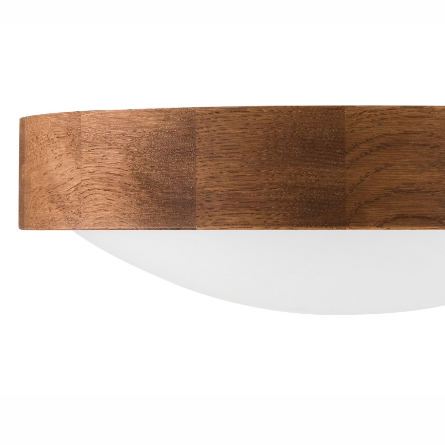Brilagi - LED Stropní svítidlo CARVALHO SLIM 1xE27/15W/230V dub třešeň pr. 27 cm