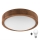Brilagi - LED Stropní svítidlo CARVALHO SLIM 1xE27/60W/230V dub třešeň pr. 27 cm
