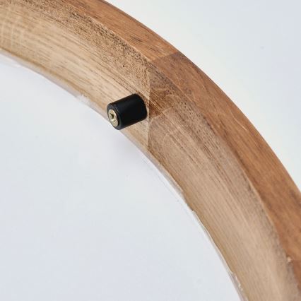 Brilagi - LED Stropní svítidlo CARVALHO SLIM 1xE27/60W/230V dub třešeň pr. 27 cm