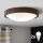 Brilagi - LED Stropní svítidlo CARVALHO SLIM 2xE27/15W/230V dub ořech pr. 37 cm