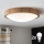 Brilagi - LED Stropní svítidlo CARVALHO SLIM 2xE27/15W/230V dub pr. 37 cm