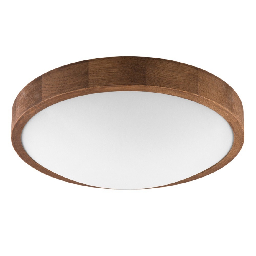 Brilagi - LED Stropní svítidlo CARVALHO SLIM 2xE27/15W/230V dub třešeň pr. 37 cm