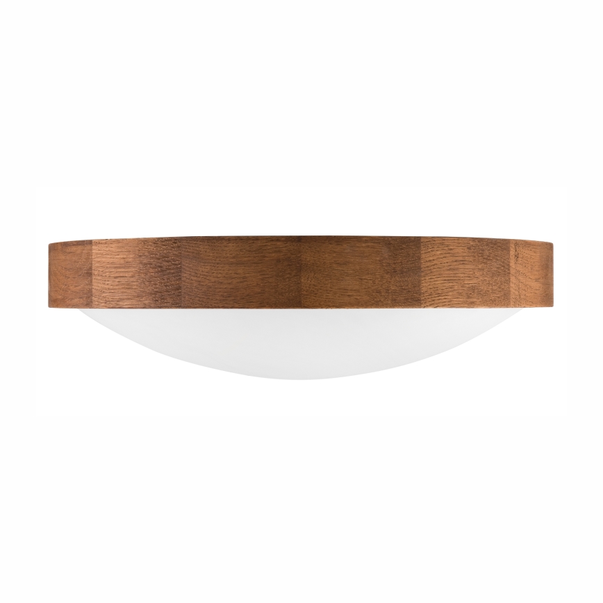 Brilagi - LED Stropní svítidlo CARVALHO SLIM 2xE27/15W/230V dub třešeň pr. 37 cm