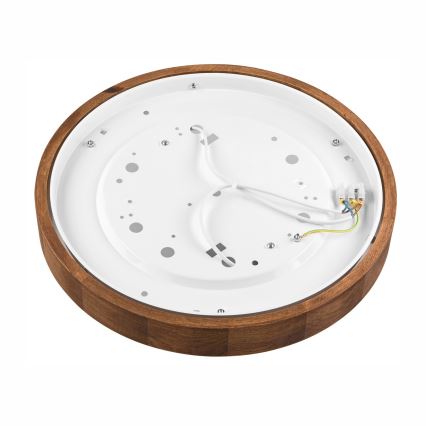 Brilagi - LED Stropní svítidlo CARVALHO SLIM 2xE27/15W/230V dub třešeň pr. 37 cm
