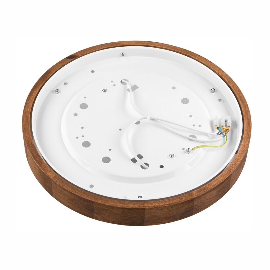 Brilagi - LED Stropní svítidlo CARVALHO SLIM 2xE27/15W/230V dub třešeň pr. 37 cm